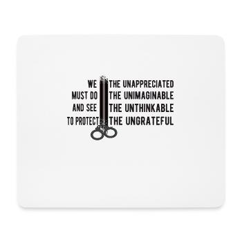 Justizvollzugsbeamter Gefängniswärter Justizwache - Mousepad (Querformat) - Weiß - Vorne