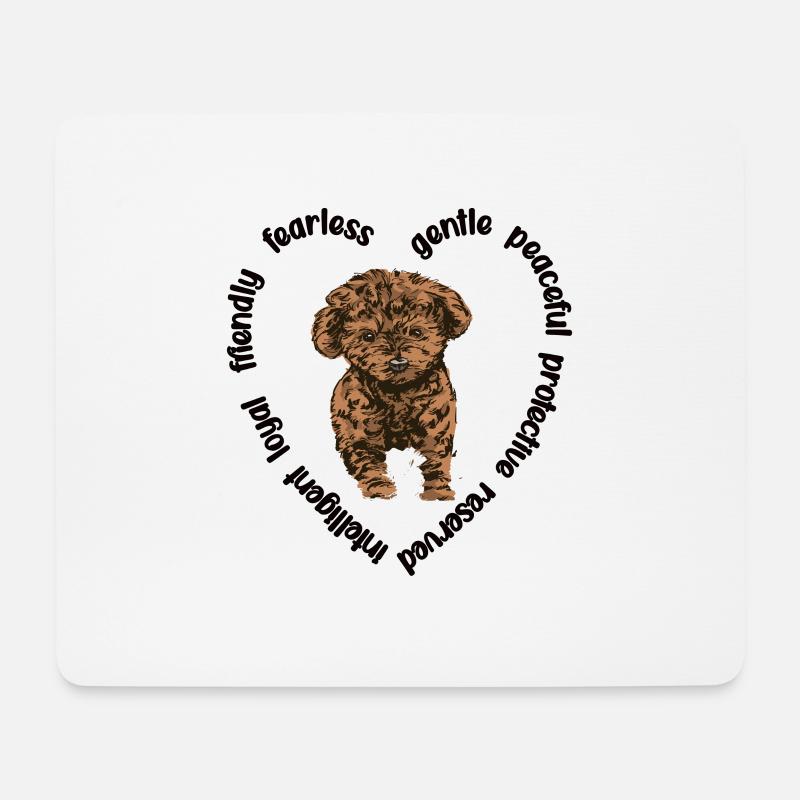 Cavapoo Hundeliebhaber Cavoodle Mama Cavapoo Hund - Mousepad (Querformat) - Weiß