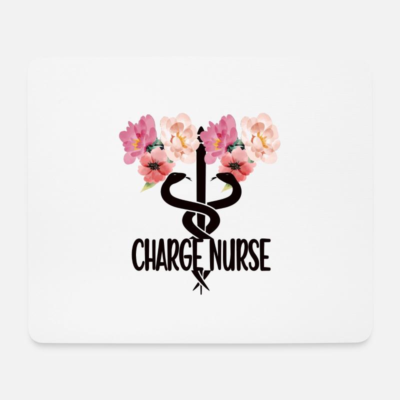 Infirmière infirmière - Tapis de souris (format paysage) - blanc