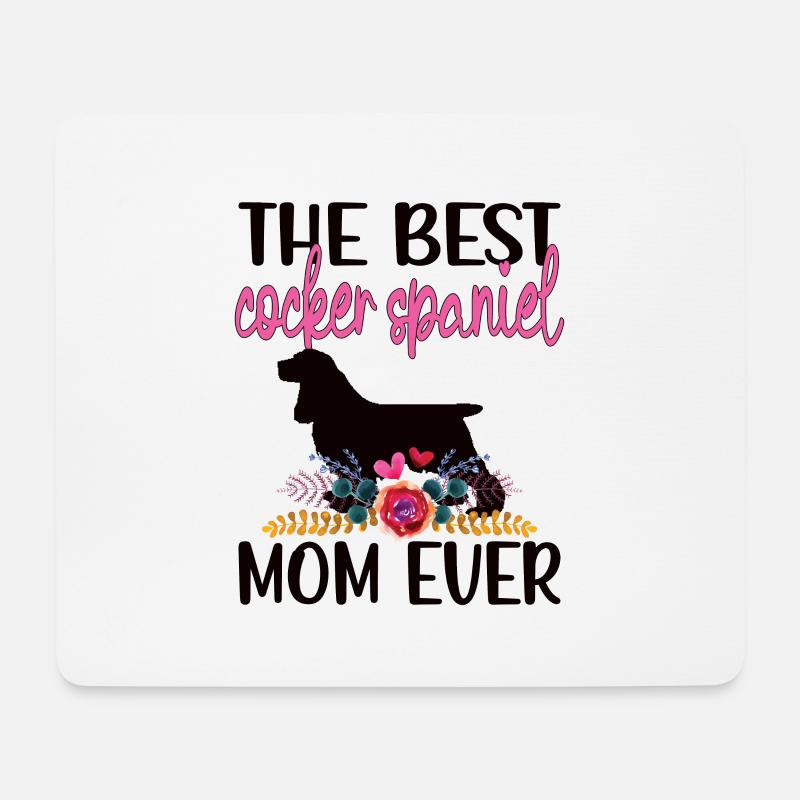 Cocker Spaniel Mama Cocker Spaniel Hundebesitzerin - Mousepad (Querformat) - Weiß
