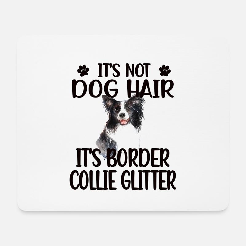 Border Collie Liebhaber Border Collie Besitzer - Mousepad (Querformat) - Weiß