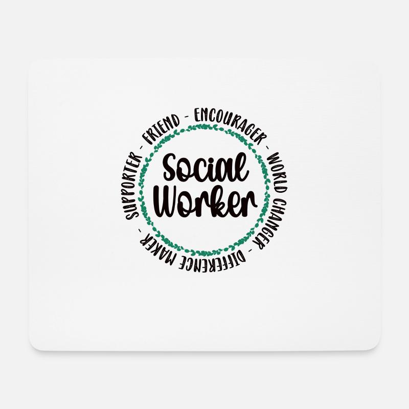 Sozialarbeiter Soziale Arbeit Monat Streetworker - Mousepad (Querformat) - Weiß