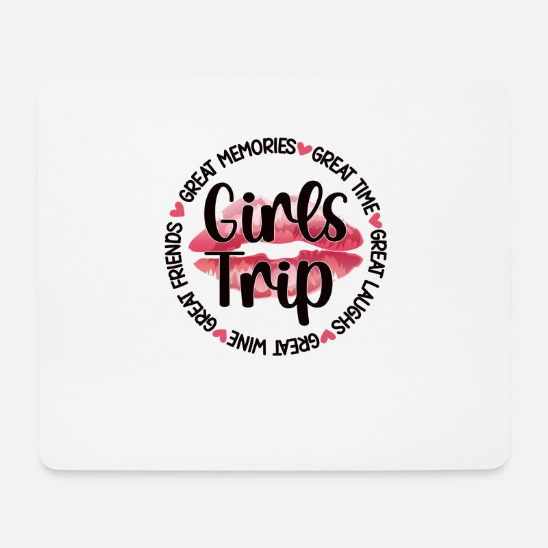 Mädelsurlaub Mädelstrip Urlaub Mädels-Wochenende - Mousepad (Querformat) - Weiß