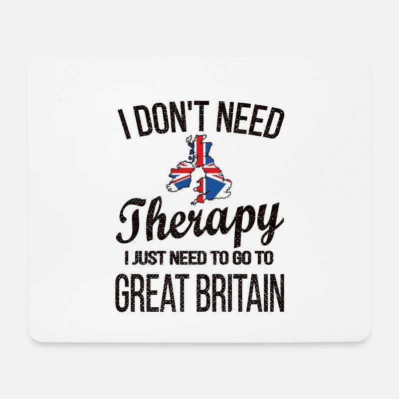 Brite Großbritannien Herkunft Britische Flagge - Mousepad (Querformat) - Weiß