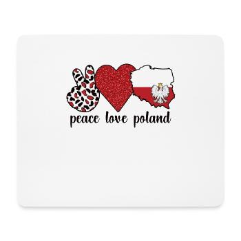Proud Pole Poland Flag Polish Roots - Mouse Pad (horizontal) - white - Front