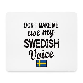 Schwede Schweden Flagge Schwedische Wurzeln - Mousepad (Querformat) - Weiß - Vorne