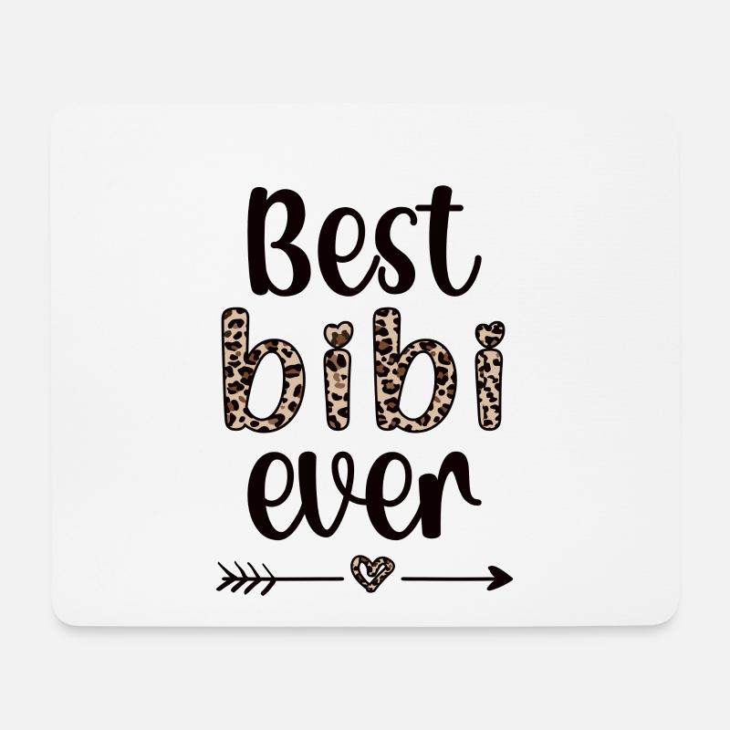 Beste Bibi Grandma Muttertag Bibi Großmutter - Mousepad (Querformat) - Weiß