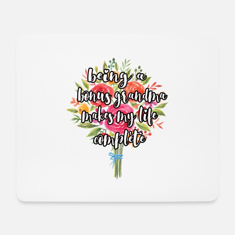 Stolze Bonus-Oma Beste Stiefgroßmutter Geschenk - Mousepad (Querformat) - Weiß