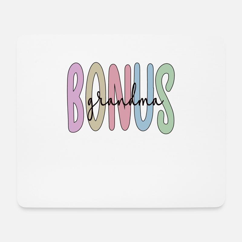 Stolze Bonus-Oma Geschenk Beste Stiefgroßmutter - Mousepad (Querformat) - Weiß