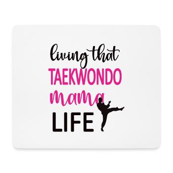 Proud Taekwondo Mom Taekwondo Mother Gift - Mouse Pad (horizontal) - white - Front