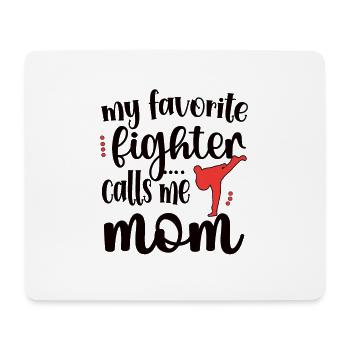 Proud Taekwondo Mom Taekwondo Mother Gift - Mouse Pad (horizontal) - white - Front