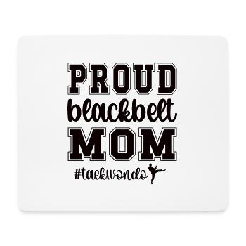 Taekwondo Maman Fière Taekwondo Mère Cadeau - Tapis de souris (format paysage) - blanc - Devant