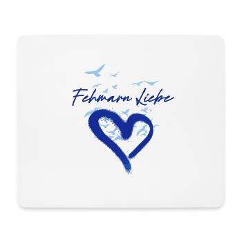 Fehmarn,möwen,anker,vogelschwarm - Mousepad (Querformat) - Weiß - Vorne
