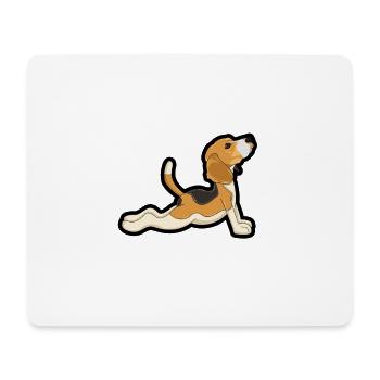 Beagle Hund Hunderasse Hundefreund Geschenk - Mousepad (Querformat) - Weiß - Vorne