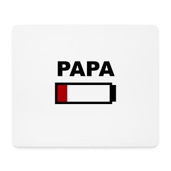 Daddy battery - Mouse Pad (horizontal) - white - Front