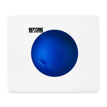 Neptune Neptun Sol System - Mousepad (Querformat) - Weiß - Vorne