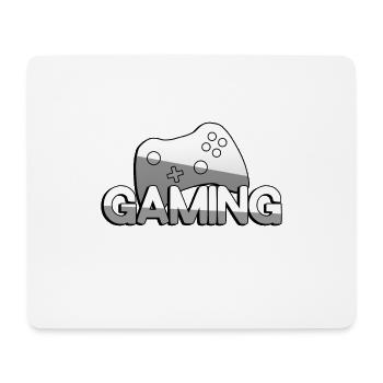 GAMING + Controller - Gaming - Mousepad (Querformat) - Weiß - Vorne