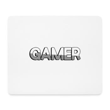 GAMER - Gaming - Mouse Pad (horizontal) - white - Front