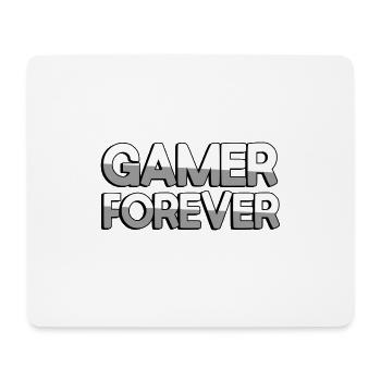 GAMER FOREVER - Gaming - Mouse Pad (horizontal) - white - Front