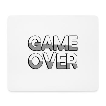 GAME OVER - Gaming - Mouse Pad (horizontal) - white - Front
