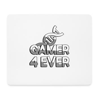 GAMER 4 EVER + DNA - Gaming - Mouse Pad (horizontal) - white - Front