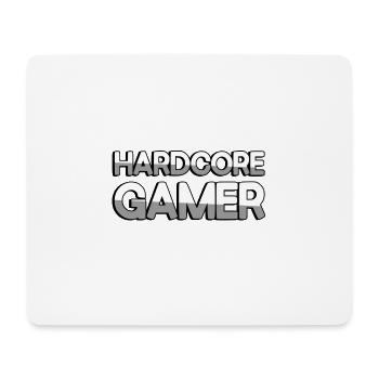 HARDCORE GAMER - Gaming - Mouse Pad (horizontal) - white - Front