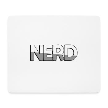 NERD - Jeux vidéo - Tapis de souris (format paysage) - blanc - Devant