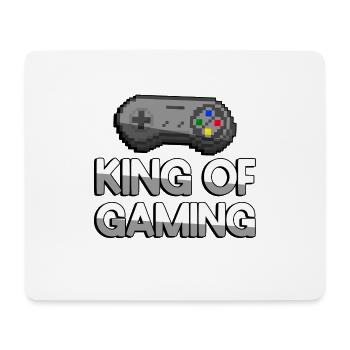 KING OF GAMING + SNES Controller - Gaming - Mouse Pad (horizontal) - white - Front
