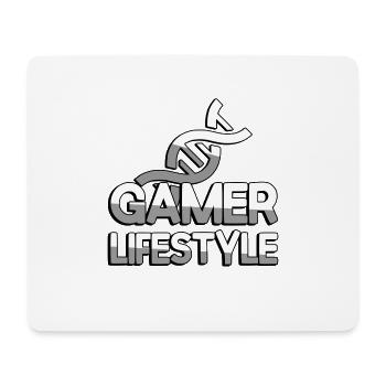 STYLE DE VIE DU JOUEUR + ADN - Jeux - Tapis de souris (format paysage) - blanc - Devant