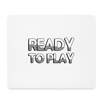 PRÊT À JOUER - Jeux - Tapis de souris (format paysage) - blanc - Devant