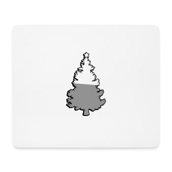 Christmas tree | Christmas Tree - Illustration - Mouse Pad (horizontal) - white - Front