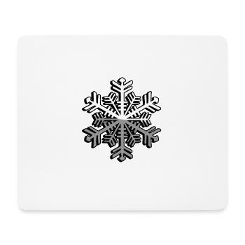 Snowflake - Illustration - Mouse Pad (horizontal) - white - Front