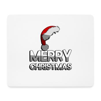 MERRY CHRISTMAS + Zipfelmütze - Weihnachten - Mouse Pad (horizontal) - white - Front