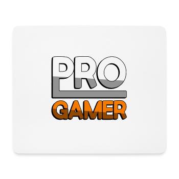 PRO GAMER (Orange) - Gaming - Mouse Pad (horizontal) - white - Front