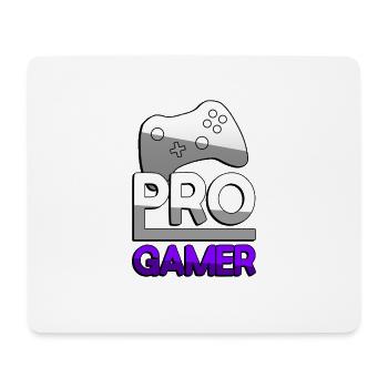 PRO GAMER (Lila) + Controller - Gaming - Mousepad (Querformat) - Weiß - Vorne