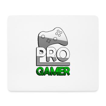 PRO GAMER (Green) + Controller - Gaming - Mouse Pad (horizontal) - white - Front