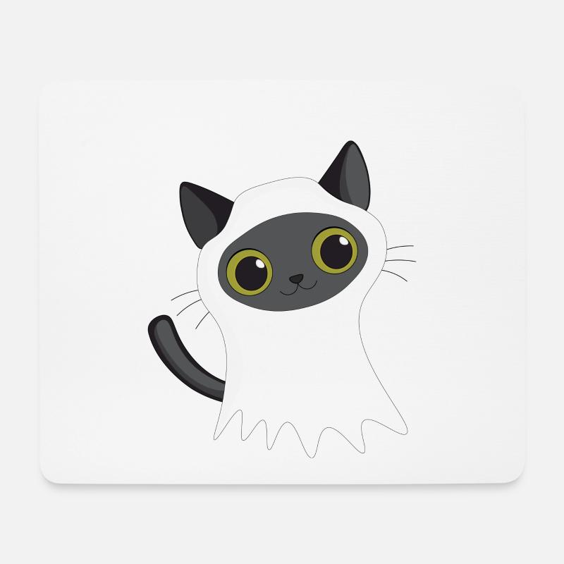 Happy Halloween - Mousepad (Querformat) - Weiß