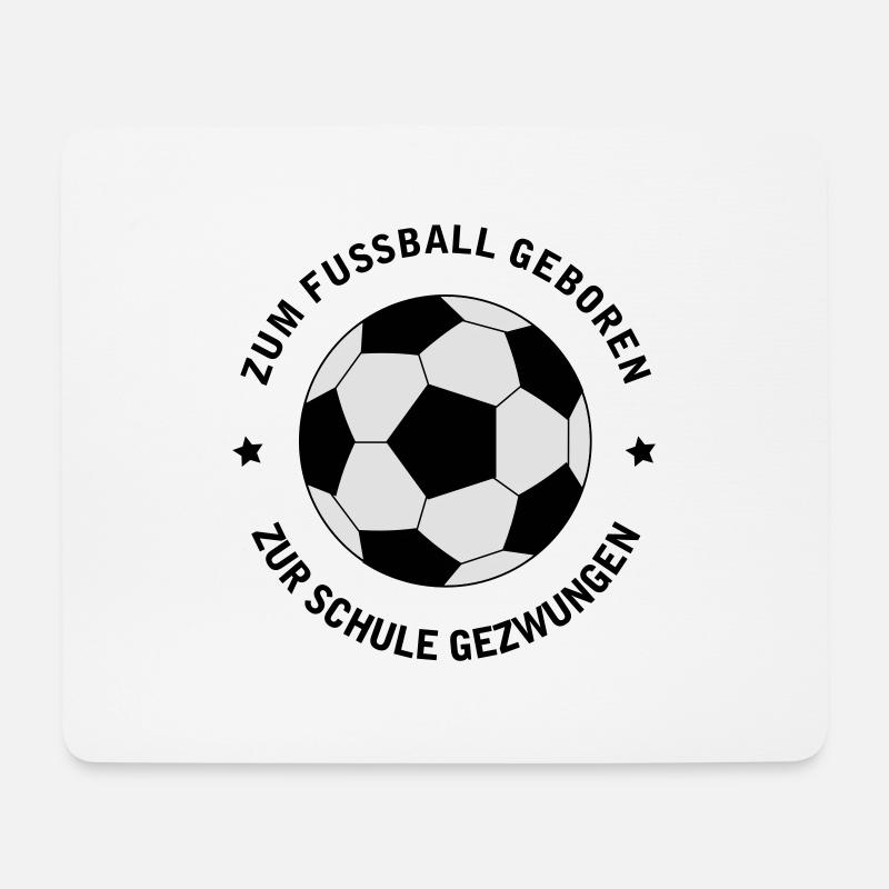 Fußball - Mousepad (Querformat) - Weiß