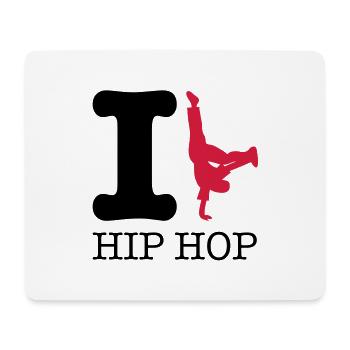 breakdance_hip_hop_f2 - Mouse Pad (horizontal) - white - Front