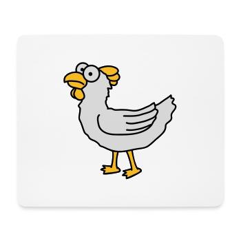 chicken - Mousepad (Querformat) - Weiß - Vorne