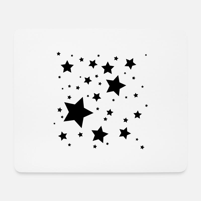 Stars - Mouse Pad (horizontal) - white