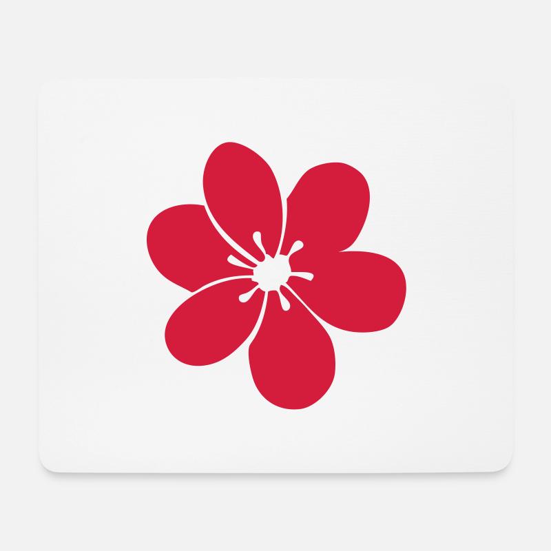 flor Blume Blume blume fiore 2 - Mousepad (Querformat) - Weiß