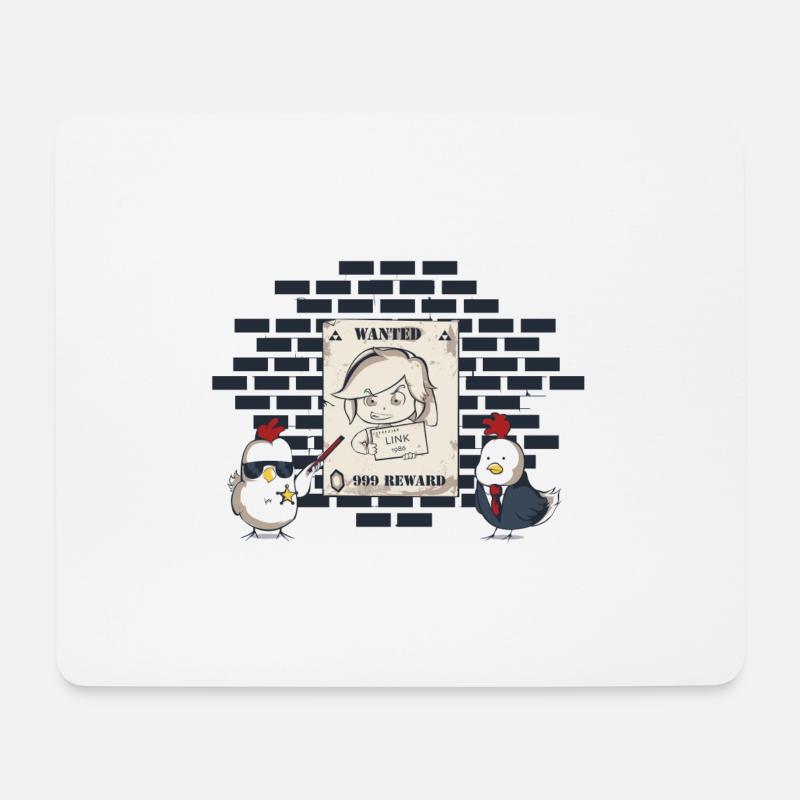 Die Legende von Chicks - Mousepad (Querformat) - Weiß