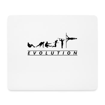 Evolution de la chemise de callisthénie - Tapis de souris (format paysage) - blanc - Devant
