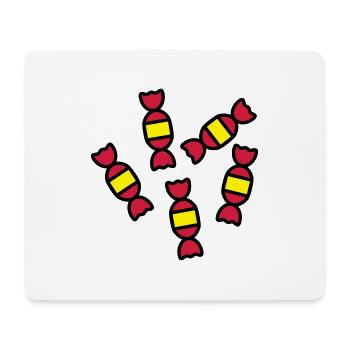 bonbons_2_f3 - Mousepad (Querformat) - Weiß - Vorne