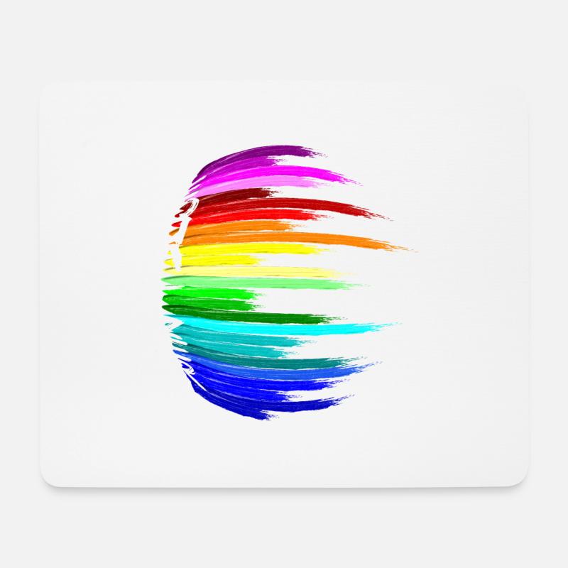 hardstyle equalizer - Mousepad (Querformat) - Weiß