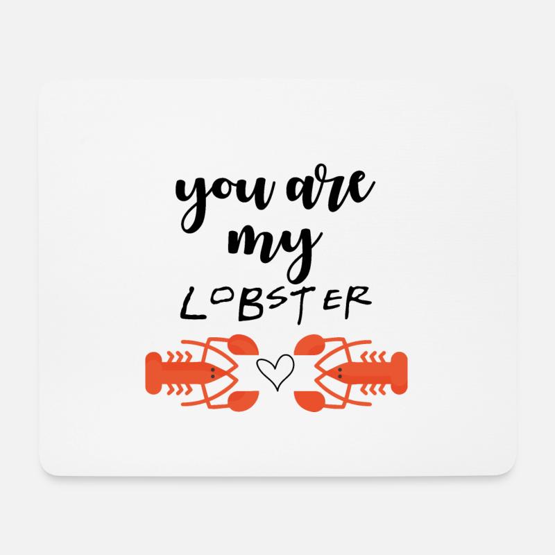 Du bist mein Hummer - Mousepad (Querformat) - Weiß