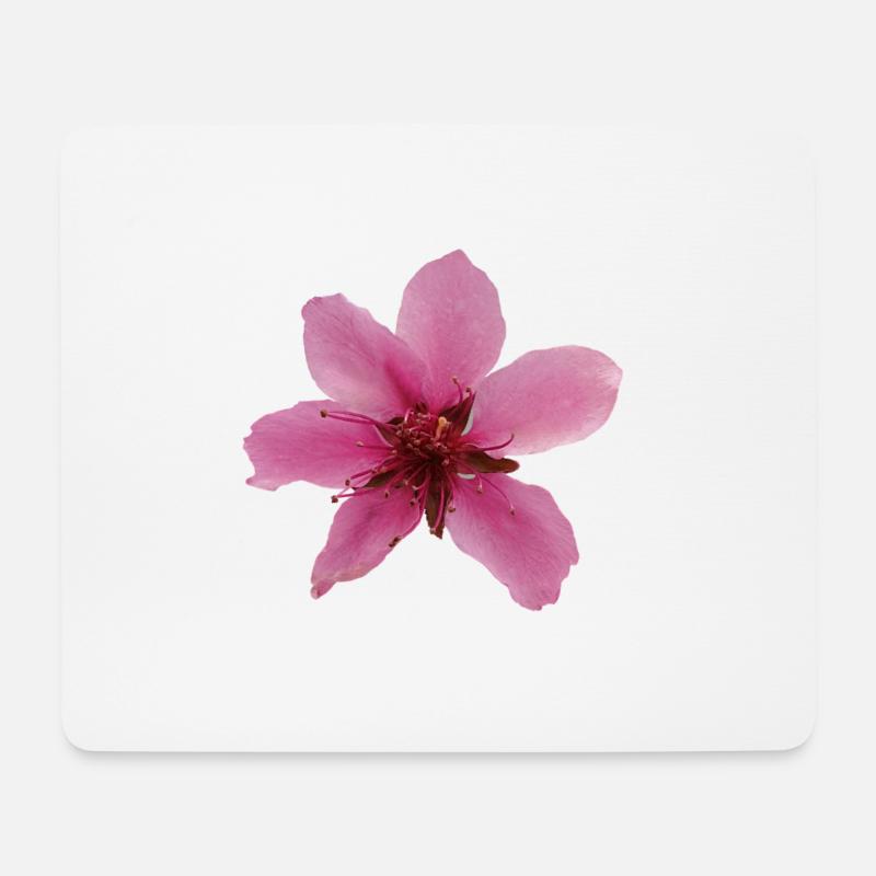 peach blossom - Mouse Pad (horizontal) - white