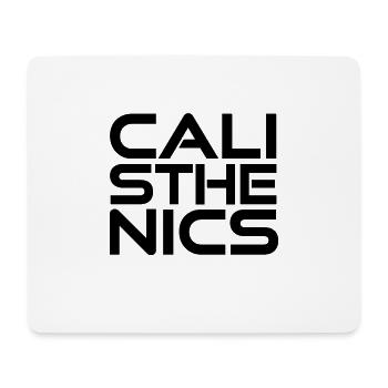 Calisthenics Street Workout Fitness Sports - Tapis de souris (format paysage) - blanc - Devant