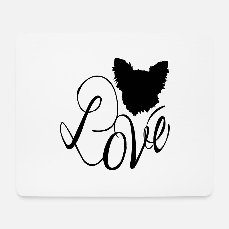 Chihuhuahua Love - Mousepad (Querformat) - Weiß